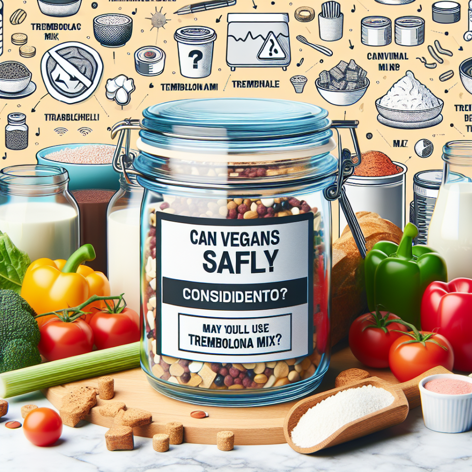 ¿Pueden los veganos usar Trembolona mix (mezcla de trembolona) sin riesgos adicionales?