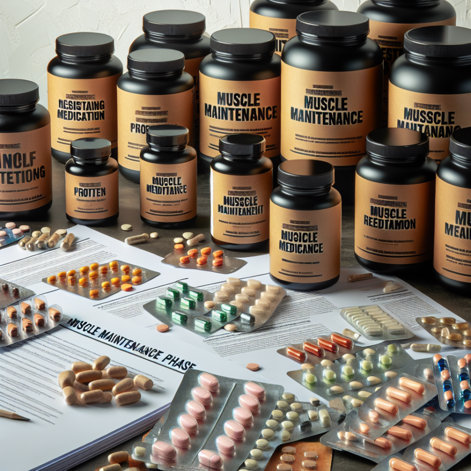 Medicamentos de resistencia en fases de mantenimiento muscular