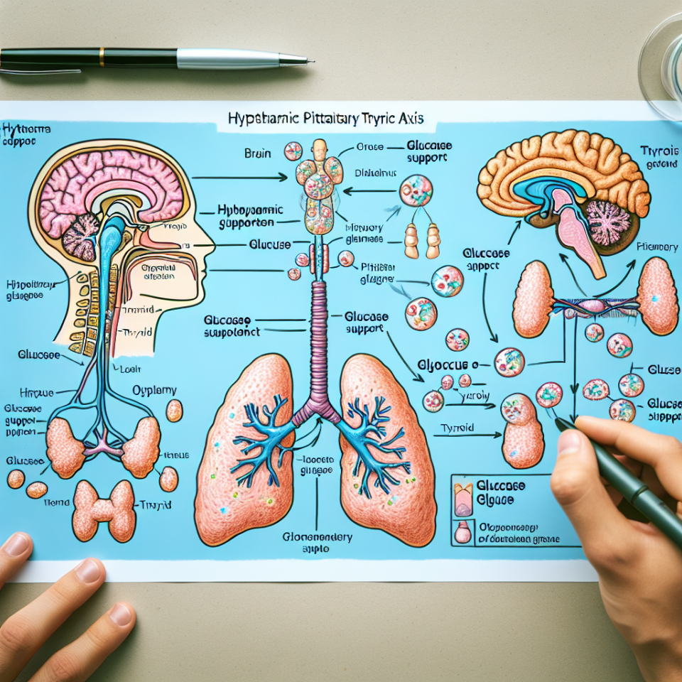 Cómo afecta Apoyo a la glucosa al eje HPTA