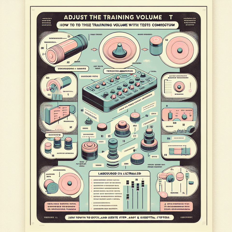 Cómo ajustar el volumen de entrenamiento con Testis Compositum