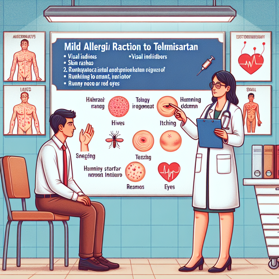 Cómo identificar una reacción alérgica leve a Telmisartan
