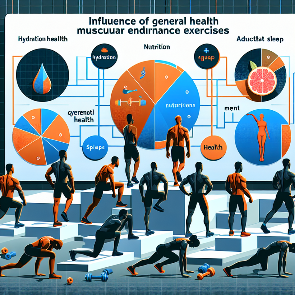 Cómo influye Salud general en ejercicios de resistencia muscular