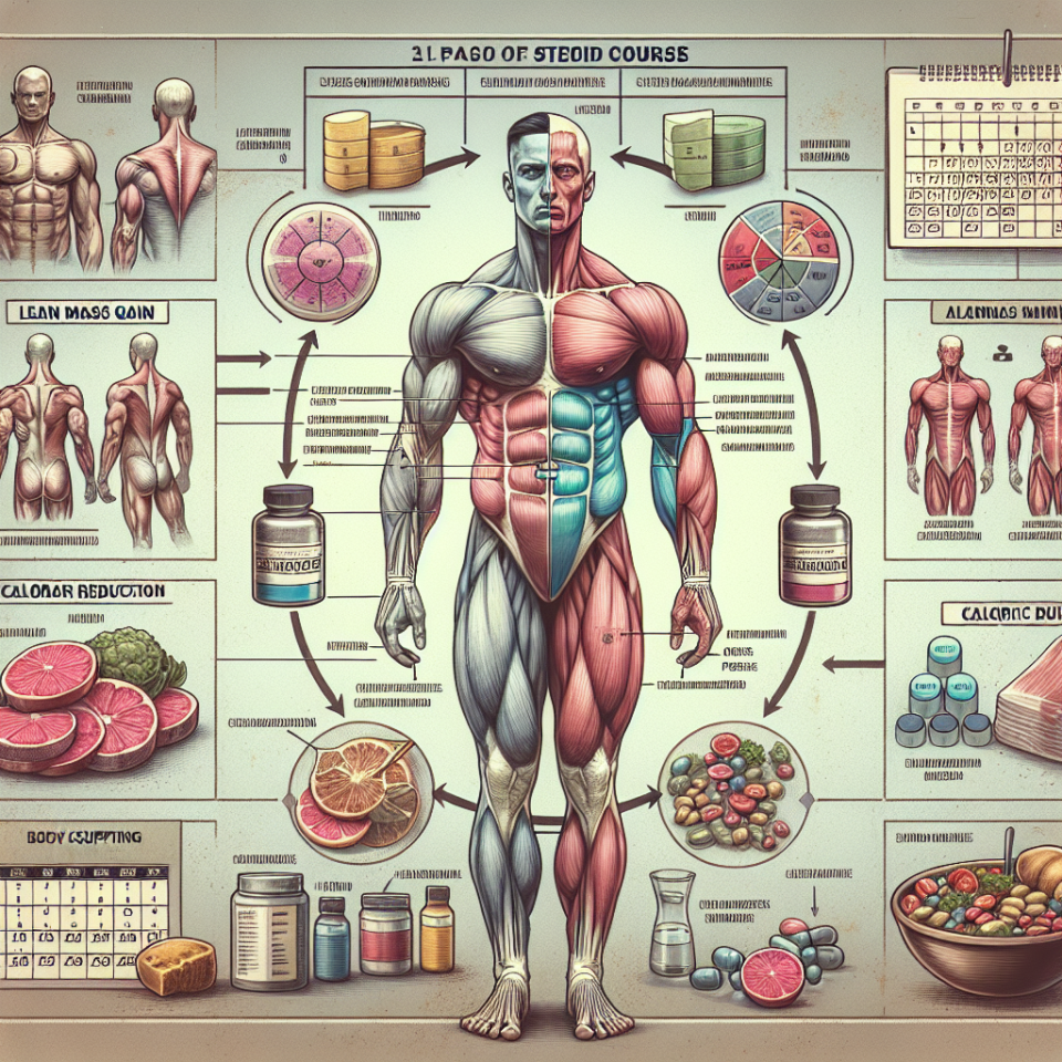 Cómo usar Cursos de esteroides para secado y modelado corporal (aumento de masa magra) en fases de reducción calórica