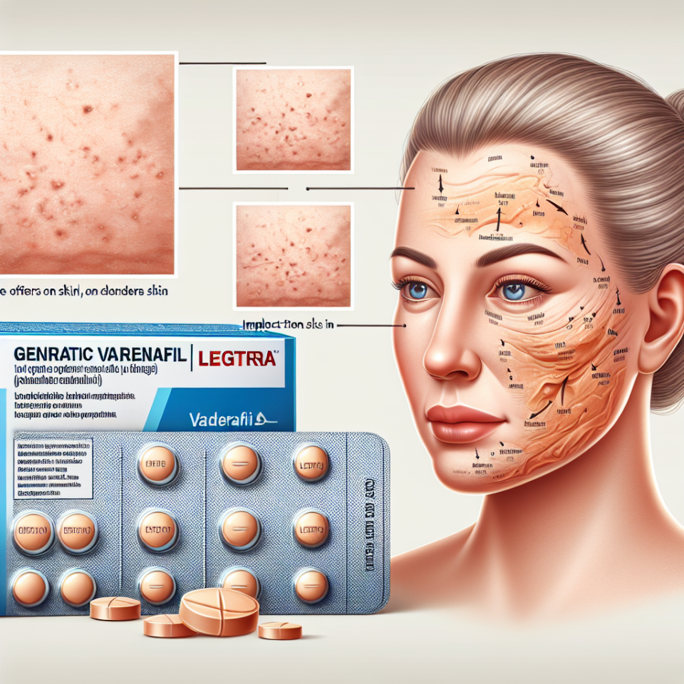 Qué cambios hay en la piel durante el uso de Vardenafil (Levitra Generic)