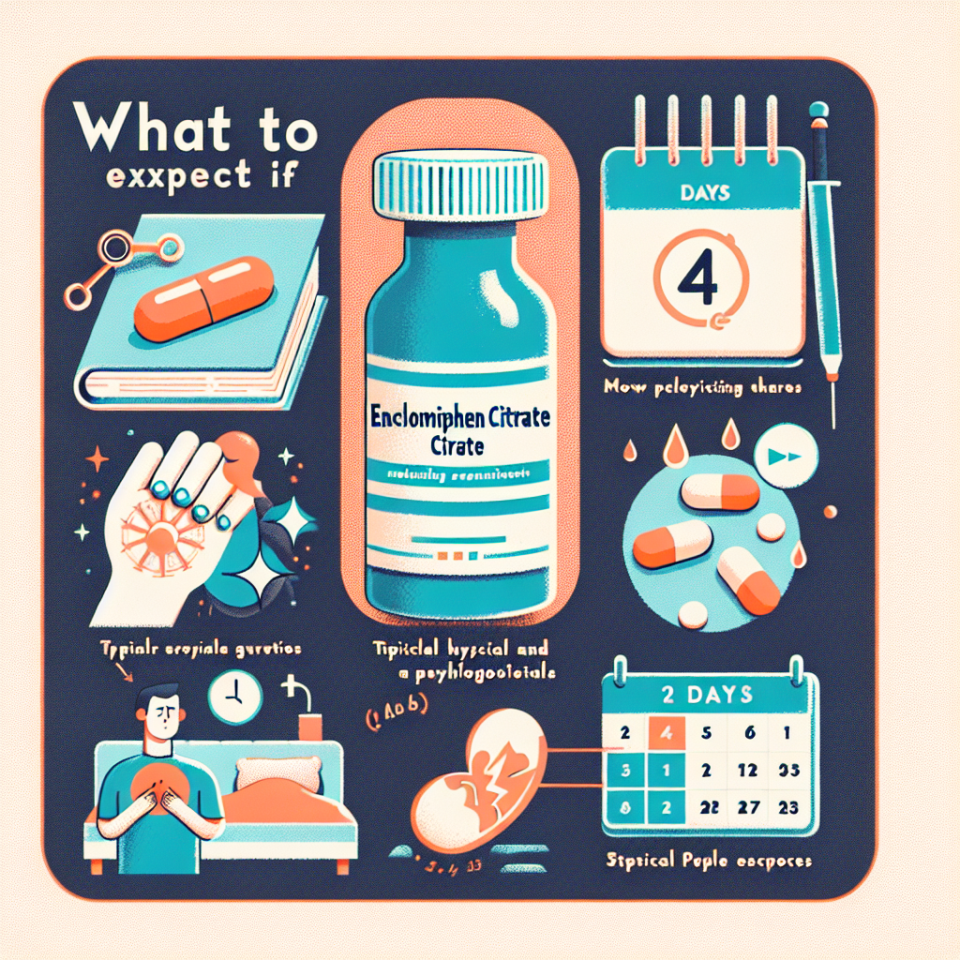 Qué esperar las primeras 48h con Enclomiphene citrate